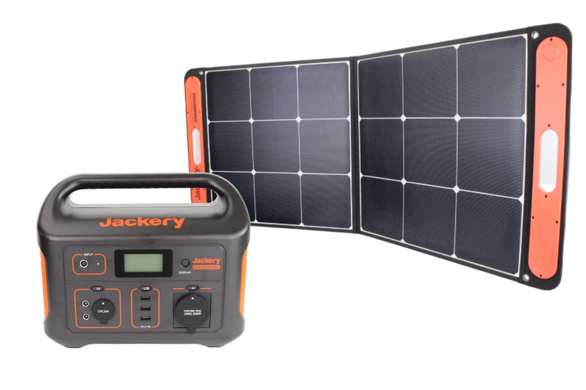 Powerstation 500 mit Solar Paneel